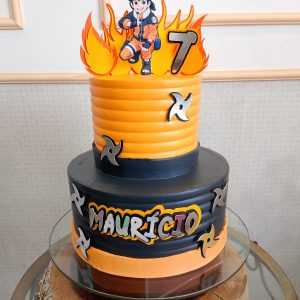 Bolo de chantininho tema Naruto